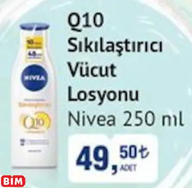NİVEA Q10 SIKILAŞTIRICI VÜCUT LOSYONU